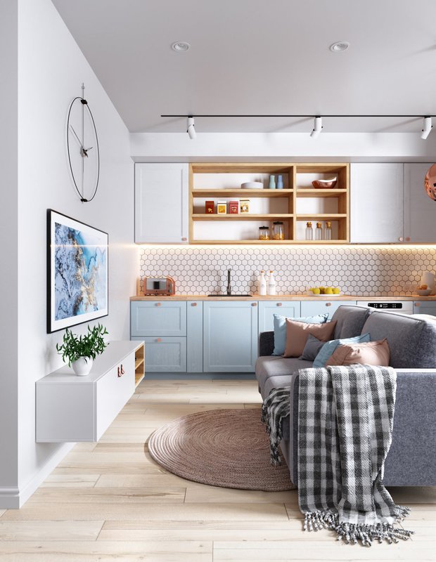 Фотография: Гостиная в стиле Скандинавский, Кухня и столовая, Современный, Декор интерьера, Карта покупок, Санкт-Петербург, Олег Минц – фото на INMYROOM