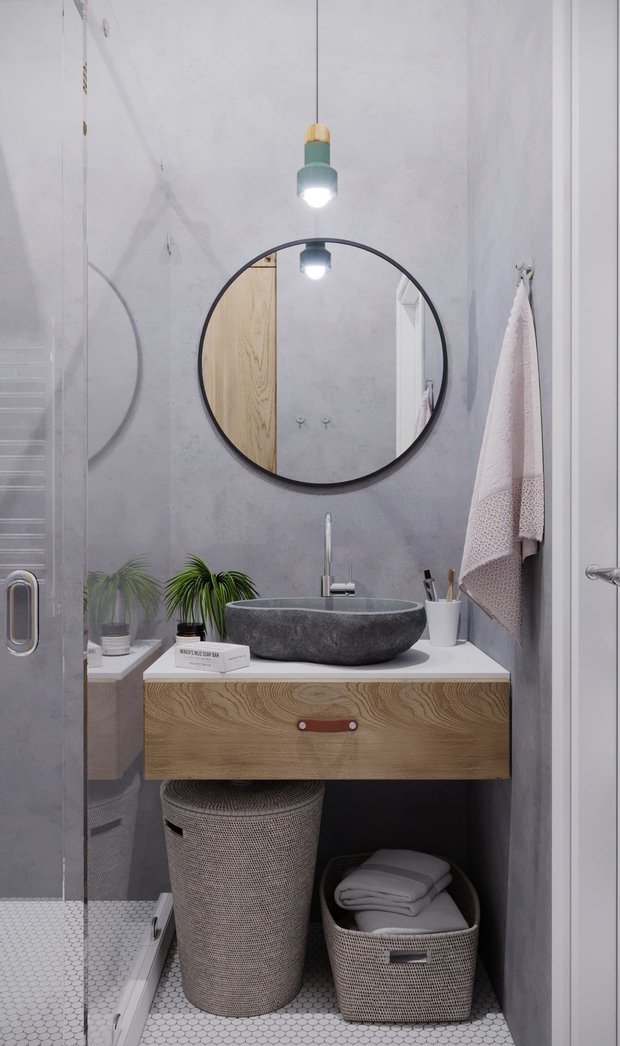 Фотография: Ванная в стиле Эко, Декор и DIY – фото на INMYROOM