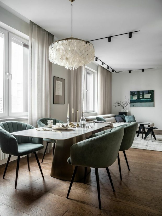 Фотография: Кухня и столовая в стиле Современный, Проект недели, 4 и больше, Более 90 метров – фото на INMYROOM