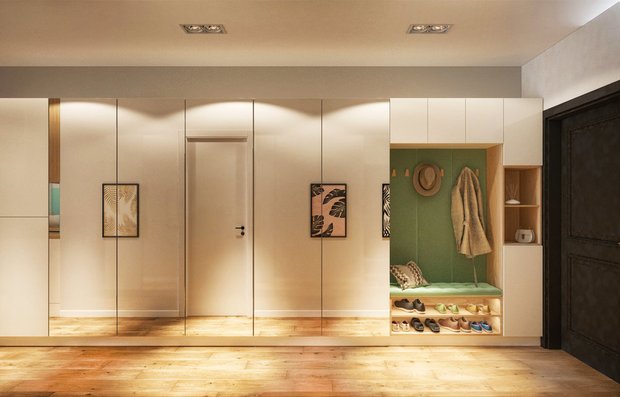 Фотография: Прихожая в стиле Современный, Гид, Berphin Interiors, Светлана Юркова, Мария Нечаева, Елена Никитина, Кристина Изотова, Юлия Кандыбей, PROPERTY LAB+ART, Мария Пузанова, One Line Design, Line Design Studio – фото на INMYROOM