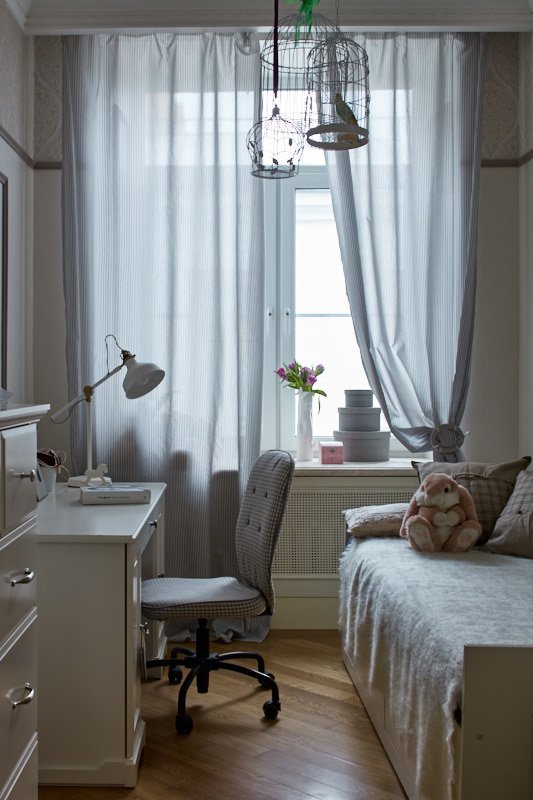 Фотография: Детская в стиле Прованс и Кантри, Квартира, Проект недели, Москва, Наталья Гусева, 4 и больше, 60-90 метров – фото на INMYROOM