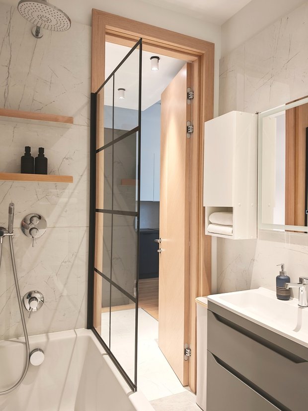 Фотография:  в стиле , Квартира, Советы, Москва, 1 комната, 40-60 метров, Ирина Куликова, Олеся Ивашкина, Екатерина Дикалова, Евгения Коньшина – фото на INMYROOM