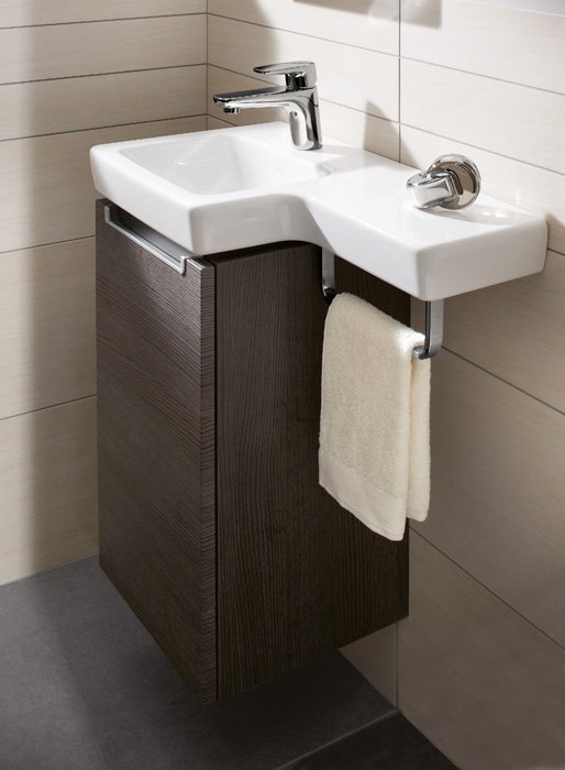 Фотография:  в стиле , Ванная, Советы, Villeroy & Boch, дизайн ванной комнаты, дизайн маленького санузла, Thomas Kannengiesser, SupraFix, Direct Flush, Soft Closing System, TitanCeram, Octagon, antibac, CeramicPlus – фото на INMYROOM