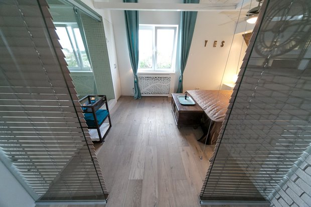 Фотография: Спальня в стиле Прованс и Кантри, Лофт, Скандинавский, Современный, Интерьер комнат, Дача, Дачный ответ, Мансарда – фото на INMYROOM