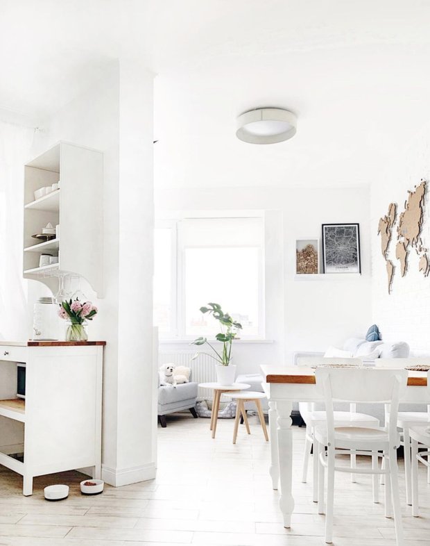 Фотография: Гостиная в стиле Скандинавский, Ремонт на практике – фото на INMYROOM