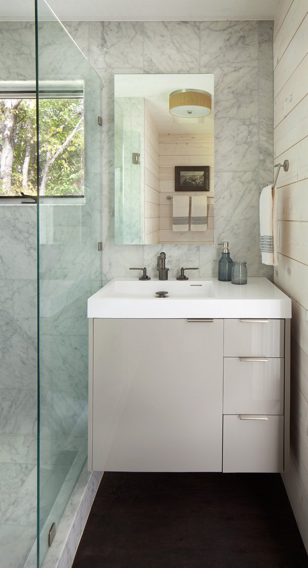 Фотография: Ванная в стиле Современный, Декор интерьера, Дом, США, Дача, Коричневый – фото на INMYROOM