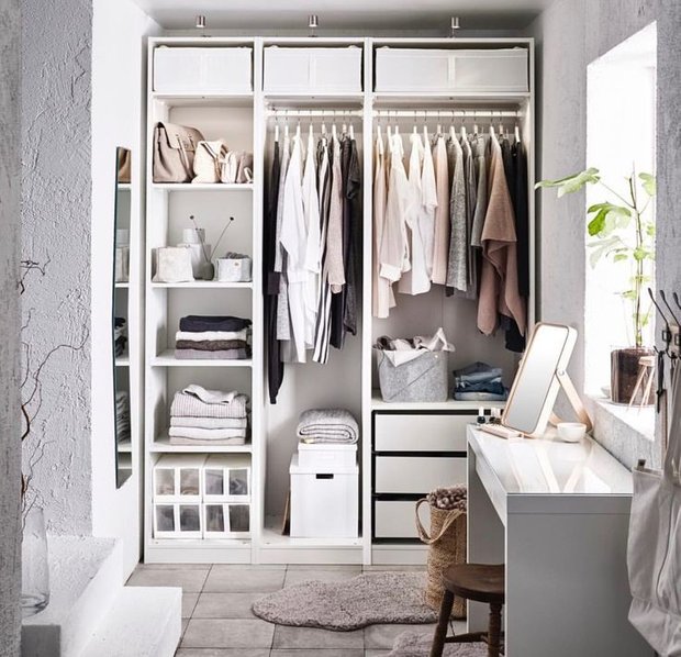 Фотография: Гардеробная в стиле Скандинавский, Гид, ИКЕА – фото на INMYROOM