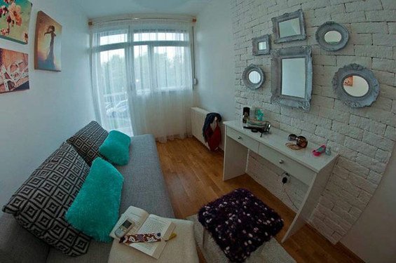 Фотография: Спальня в стиле Скандинавский, DIY, Малогабаритная квартира, Квартира, Дома и квартиры – фото на INMYROOM