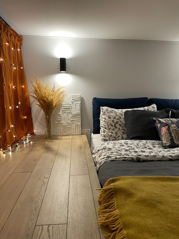 Фото: Спальня в стиле модерн, Ремонт на практике — фото на INMYROOM