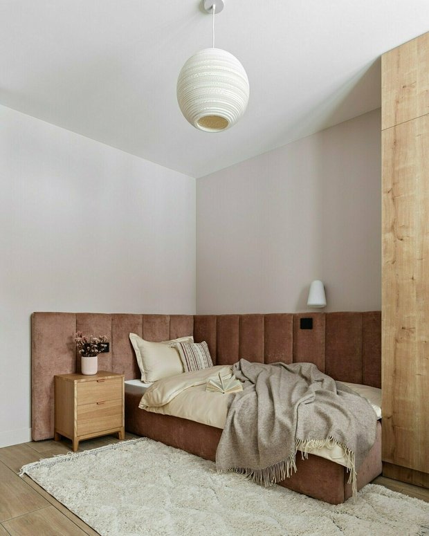 Цвет 2025 года в соответствии с Pantone "Mokko Mousse": как нанести внутренний