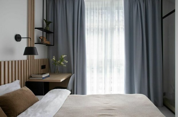Фотография: Спальня в стиле Современный, Проект недели, 60-90 метров – фото на INMYROOM