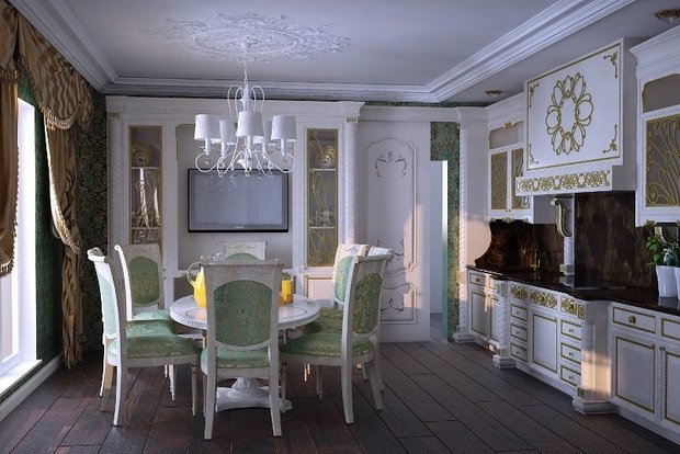 Фотография: Кухня и столовая в стиле Классический, Советы – фото на INMYROOM