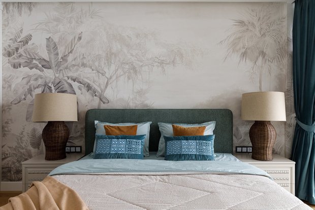 Фотография:  в стиле , Ремонт на практике, как поклеить обои, обои в интерьере – фото на INMYROOM