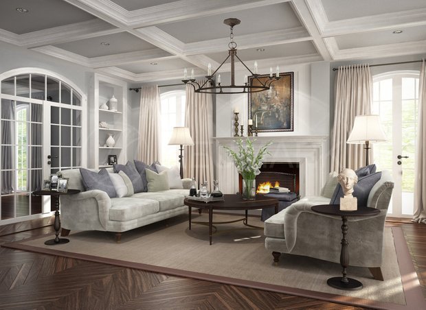 Фотография: Гостиная в стиле Классический, Советы – фото на INMYROOM
