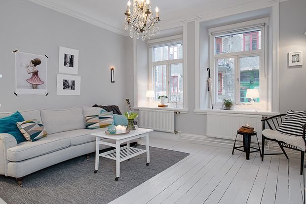 Фотография: Гостиная в стиле Скандинавский, Декор интерьера, Квартира, Дом, Декор – фото на INMYROOM