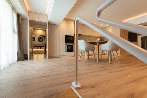 Фото: в стиле, Модерн, Квартира, Практичный ремонт, 4 и более, Более 90 метров, Индивидуальный проект, Баку, Азербайджан – фото на INMYROOM