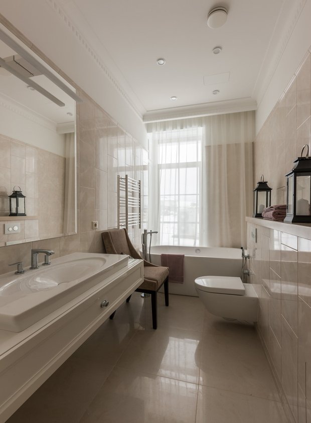 Фотография: Ванная в стиле Скандинавский, Современный, Советы, Никита Морозов, KM Studio, Сантехника – фото на INMYROOM