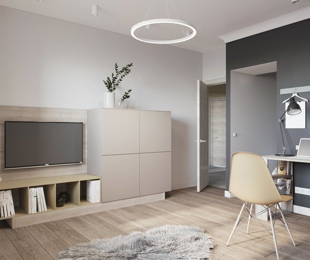 Фотография: Гостиная в стиле Скандинавский, Советы, Умный дом, безопасный для здоровья дом, Ростелеком, как сделать дом безопасным, домашнее видеонаблюдение – фото на INMYROOM