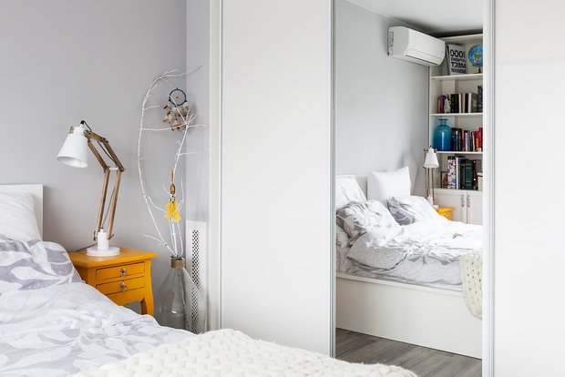 Фотография:  в стиле , Спальня, Скандинавский, Ремонт на практике, Гид – фото на INMYROOM
