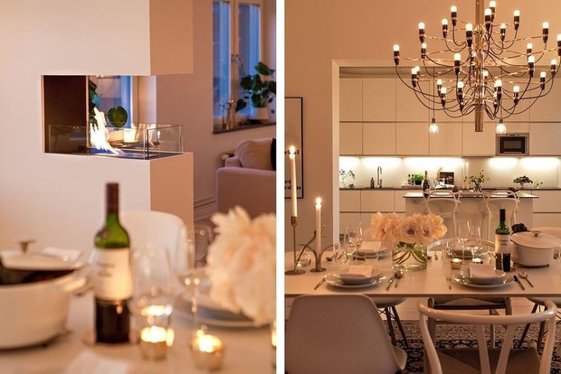 Фотография:  в стиле , Скандинавский, Декор интерьера, Квартира, Швеция, Мебель и свет, скандинавский интерьер, освещение в квартире, как выбрать освещение для комнаты, 3 комнаты, Более 90 метров – фото на INMYROOM