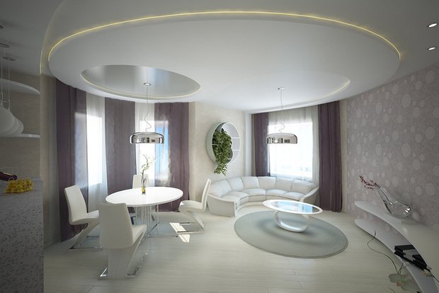 Фотография: Гостиная в стиле Современный, Кухня и столовая, Советы – фото на INMYROOM