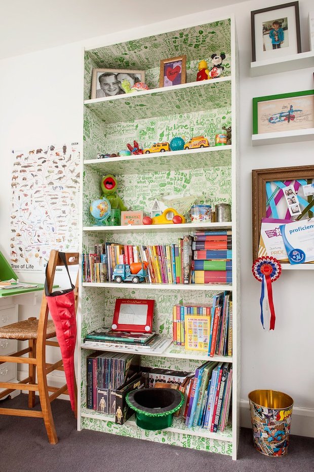 Фотография: Детская в стиле Скандинавский, Современный, Декор интерьера, Интерьер комнат, Цвет в интерьере, IKEA, Проект недели, Стены, Зеленый – фото на INMYROOM