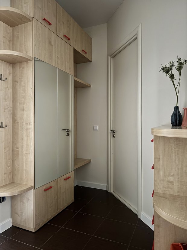 Фотография:  в стиле , Квартира, Проект дня, Екатеринбург, Монолитный дом, 1 комната, 40-60 метров, Кристина Салангина, Анастасия Гавриленко – фото на INMYROOM