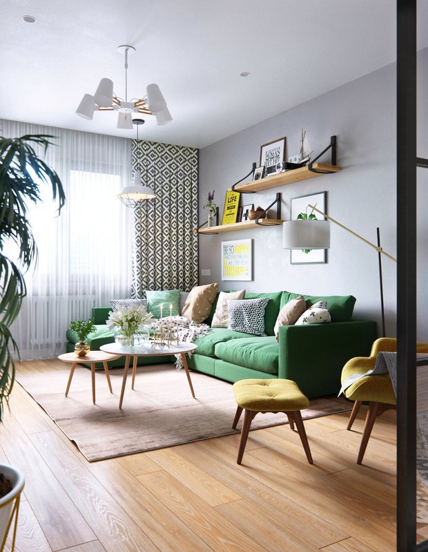 Фотография: Гостиная в стиле Современный, Советы, как сделать интерьер уютнее, уют дома, как создать уютную атмосферу, Leroy Merlin – фото на INMYROOM