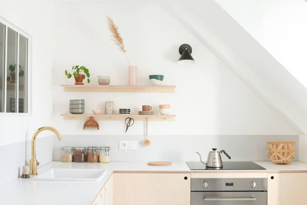 Фотография: Кухня и столовая в стиле Минимализм, Декор и DIY, переделка кухни, до и после – фото на INMYROOM