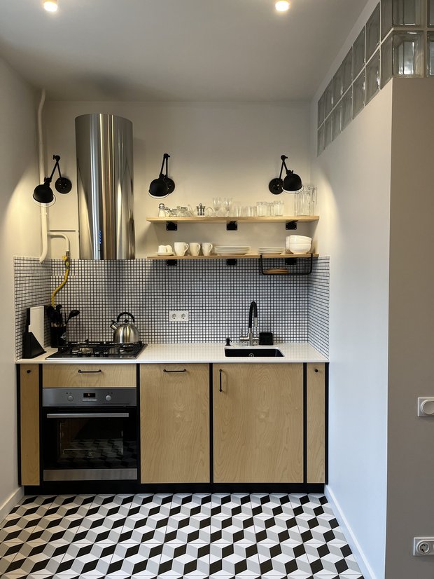 Фотография:  в стиле , Кухня и столовая, Переделка, Вероника Любош – фото на INMYROOM