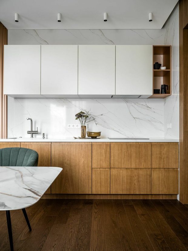 Фотография: Кухня и столовая в стиле Современный, Проект недели, 4 и больше, Более 90 метров – фото на INMYROOM