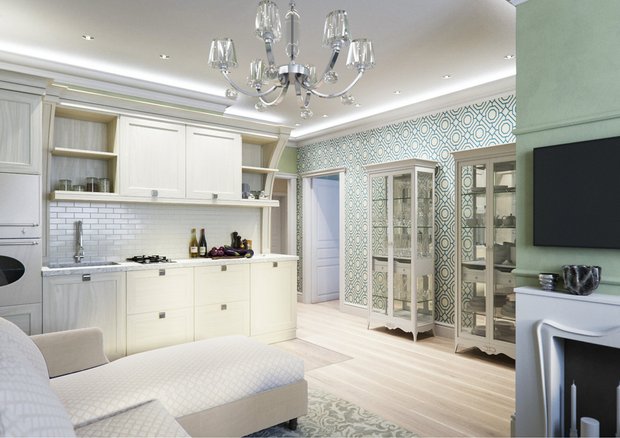 Фотография:  в стиле , Кухня и столовая, Гостиная, Советы – фото на INMYROOM