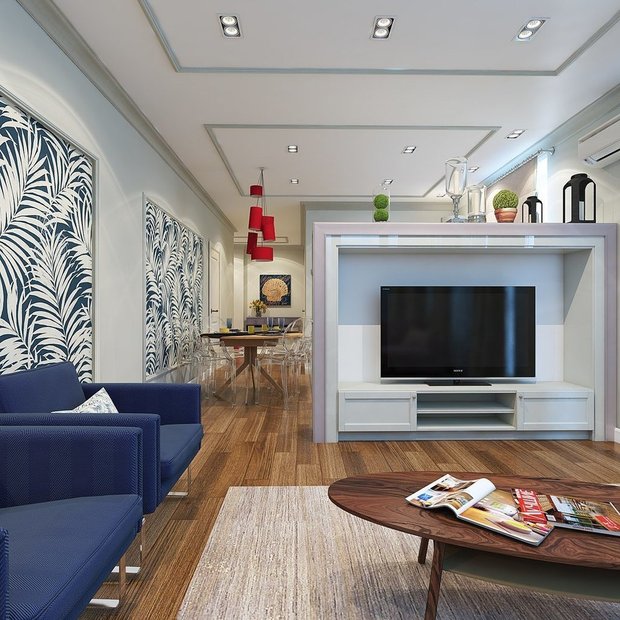 Фотография: Гостиная в стиле Современный, Перегородки, Гид, Koshka Interiors, перегородка из гипсокартона, Стеклянная перегородка, OM Design, Insomnia, CENS architects, студия «Энигма», Марина Светлова, Форма Дома, реечная перегородка в спальне – фото на INMYROOM
