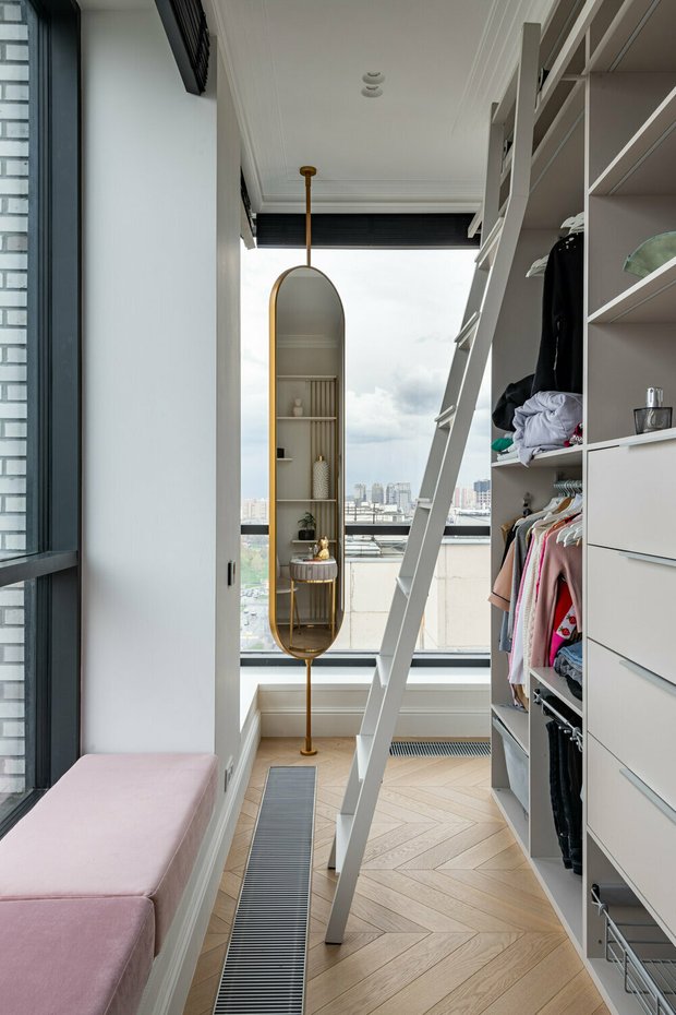 Фотография: стильная, Гардеробная, Квартира, Дом, Обстановка, Советы – фото на INMYROOM