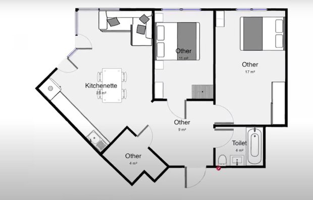 Фотография: Планировки в стиле , Скандинавский, Ремонт на практике – фото на INMYROOM