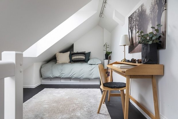 Фотография: Спальня в стиле Скандинавский, Эклектика, Декор интерьера, Квартира, Швеция, Стокгольм, 4 и больше, Более 90 метров – фото на INMYROOM