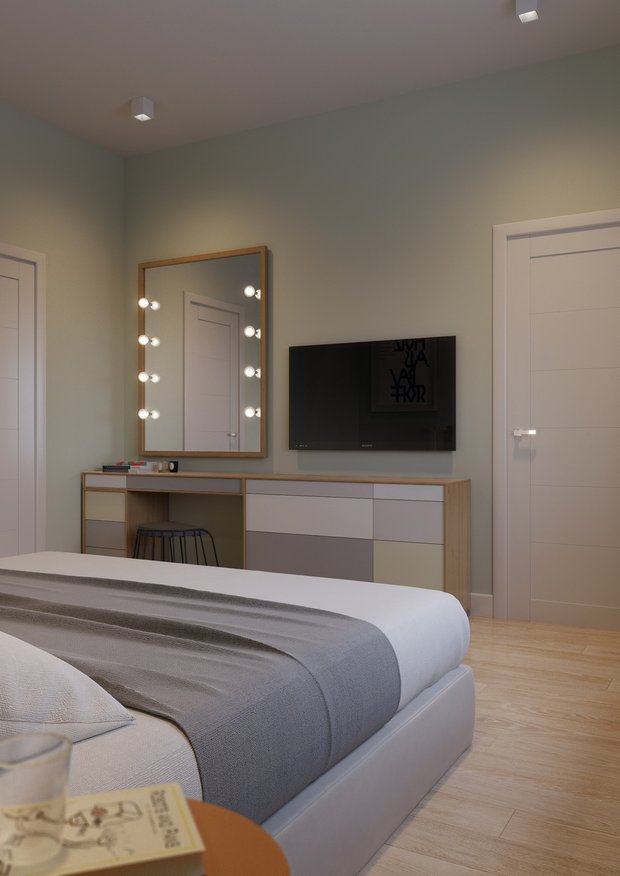 Фотография: в стиле , Современный, Квартира, Проект недели, Москва, Серый, Кирилл Романюк, Алексей Дякин, FonBureau, Кирпичный дом, 2 комнаты, 40-60 метров – фото на INMYROOM