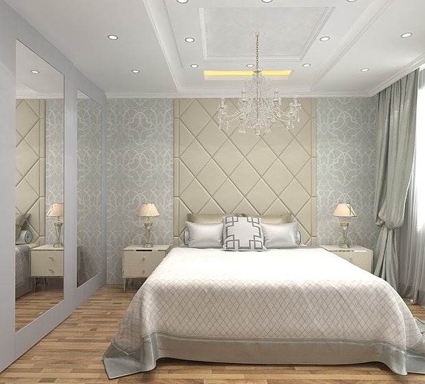 Спальня в скандинавском стиле