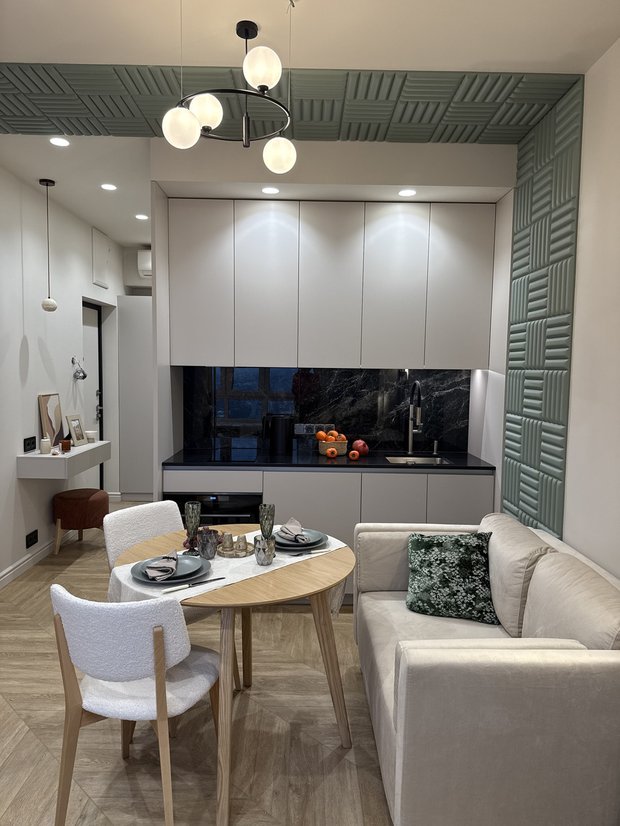 Фотография:  в стиле , Современный, Малогабаритная квартира, Квартира, Студия, Проект дня, Москва, до 40 метров, Галина Овчинникова – фото на INMYROOM