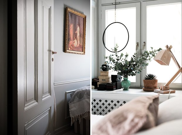 Фотография:  в стиле , Классический, Скандинавский, Современный, Эклектика, Декор интерьера, Квартира, Швеция, Белый, Черный, Стокгольм, как оформить эклектичный интерьер, 3 комнаты, 60-90 метров – фото на INMYROOM