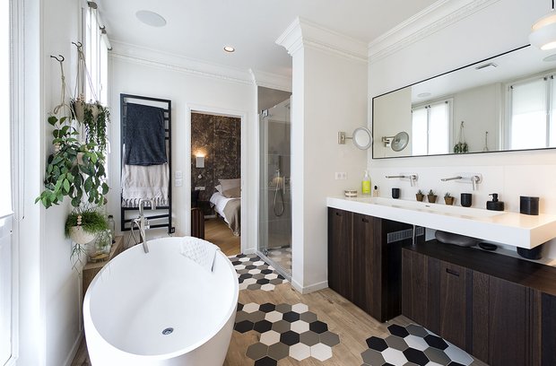 Фотография: Ванная в стиле Эклектика, Декор интерьера, Квартира, Париж – фото на INMYROOM