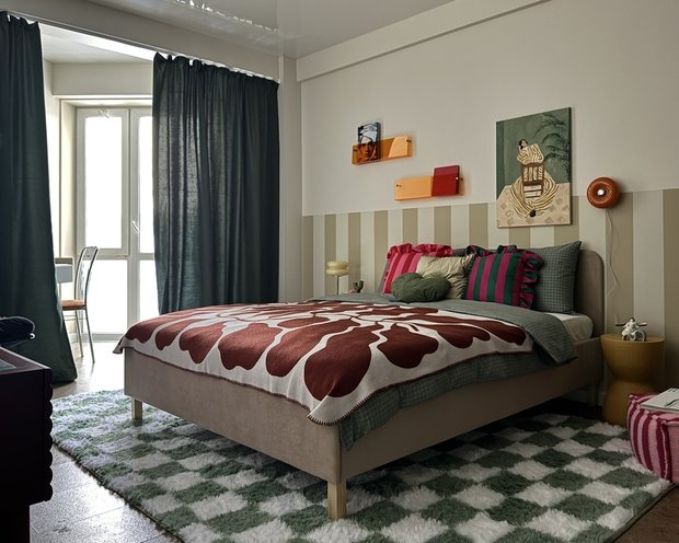 Фотография:  в стиле , Квартира, Проект дня, Екатеринбург, Монолитный дом, 1 комната, 40-60 метров, Кристина Салангина, Анастасия Гавриленко – фото на INMYROOM