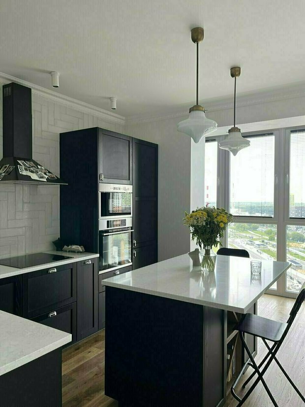 Фото: в стиле, кухне и столовой, римейк, ремонт на практике - фото в Inmyroom