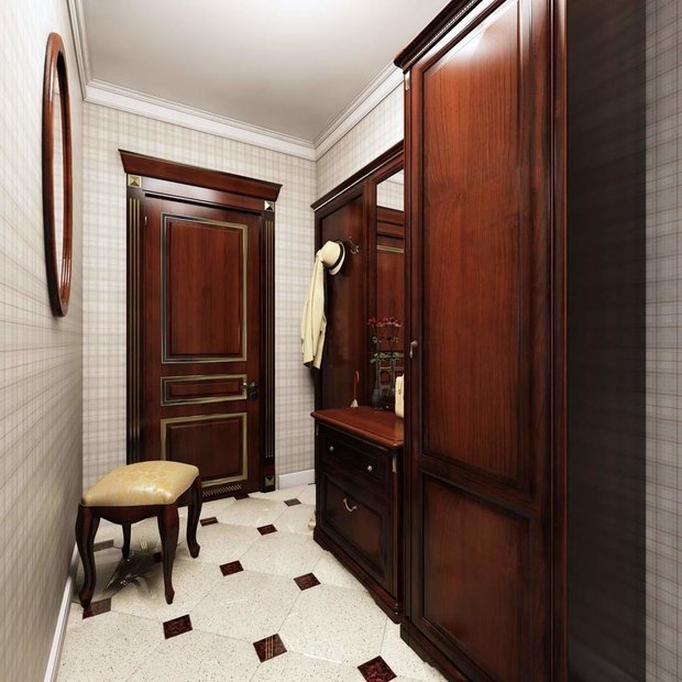 Фотография: Прихожая в стиле Классический, Гардеробная, Квартира, Дом, Советы, Дача, Вилла, Особняк, Пентхаус, Шале, Таунхаус – фото на INMYROOM