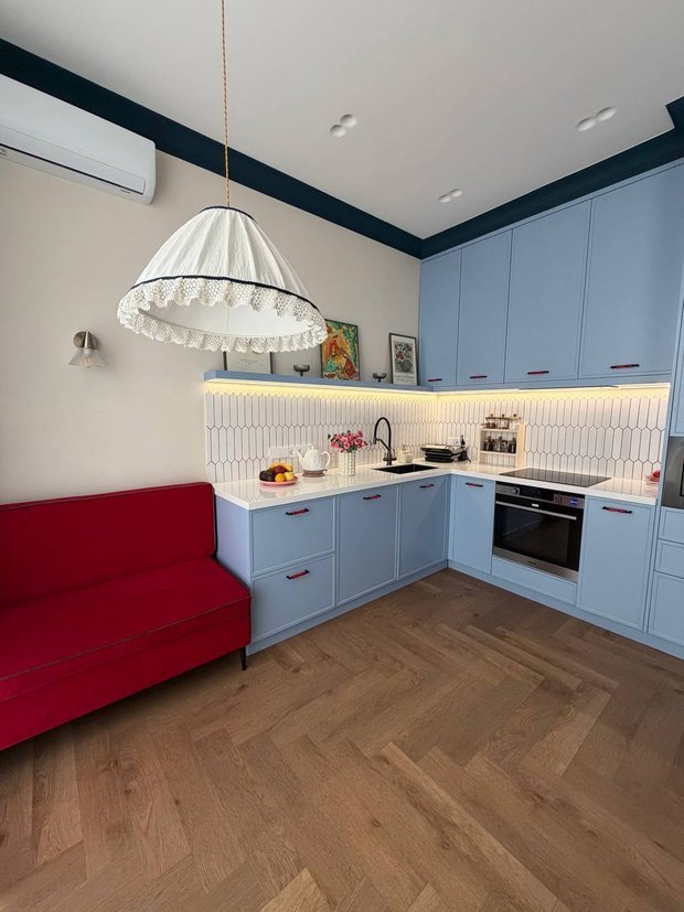 Фотография:  в стиле , Квартира, Ремонт на практике, 4 и больше, Алматы, эклектика с элементами современного и винтажного стиля – фото на INMYROOM