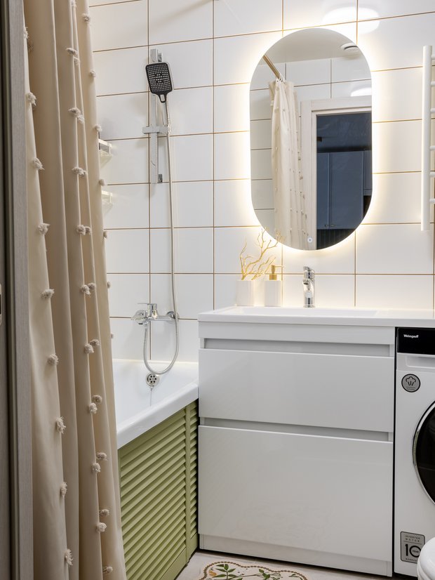 Фотография:  в стиле , Малогабаритная квартира, Квартира, Советы, 1 комната, Дарья Мальцева – фото на INMYROOM