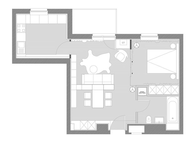 Фотография: Планировки в стиле , Квартира, Советы – фото на INMYROOM