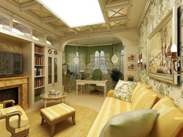 Фотография:  в стиле , Гостиная, Декор интерьера, Квартира, Дом, Дача – фото на INMYROOM