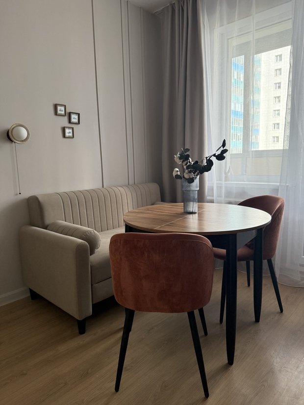 Фотография:  в стиле , Скандинавский, Квартира, Переделка, 1 комната, до 40 метров, Екатерина Безъязычная, Санкт-Петербруг – фото на INMYROOM