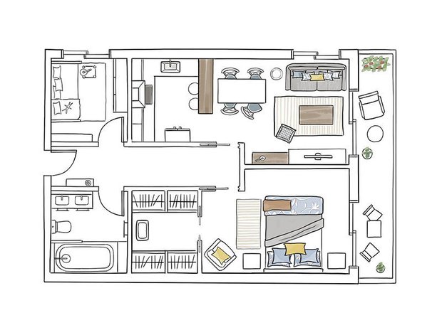 Фотография: Планировки в стиле ,  – фото на INMYROOM